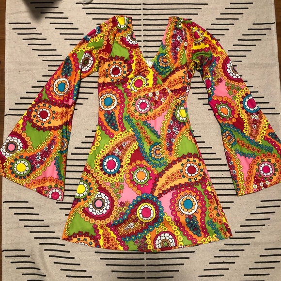1960s Paisley Hippie Costume
